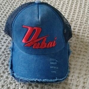 Never worn, Denim Trucker Hat